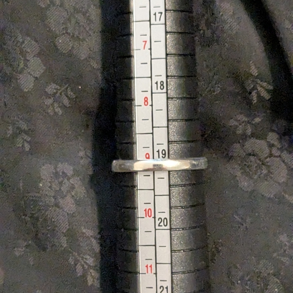 🆕 Artisan 925 Solid Sterling Silver Ring Genuine Natural Aventurine Ring Size 9 - Picture 5 of 5